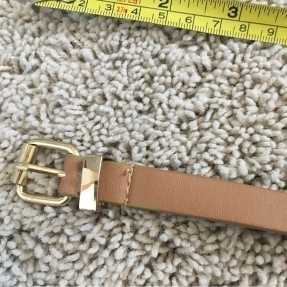 Girls tan and gold belt